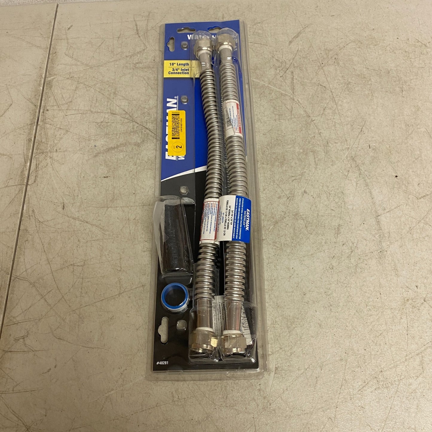 Eastman Water Heater Installation Kit 3/4" Copper pipe, 3/4" Threaded iron pipe