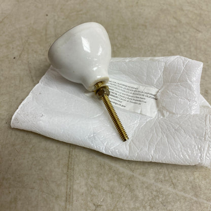 Signature Hardware Menotti Porcelain Cabinet Knob Rosewood POR0065-PNK