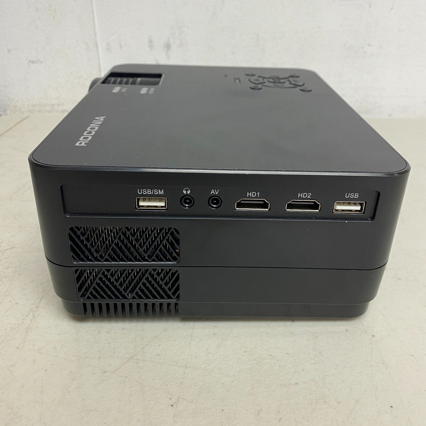 Roconia 150" Class FHD (1080p) LED Projector Movie Video Home Theater w/ Screen'