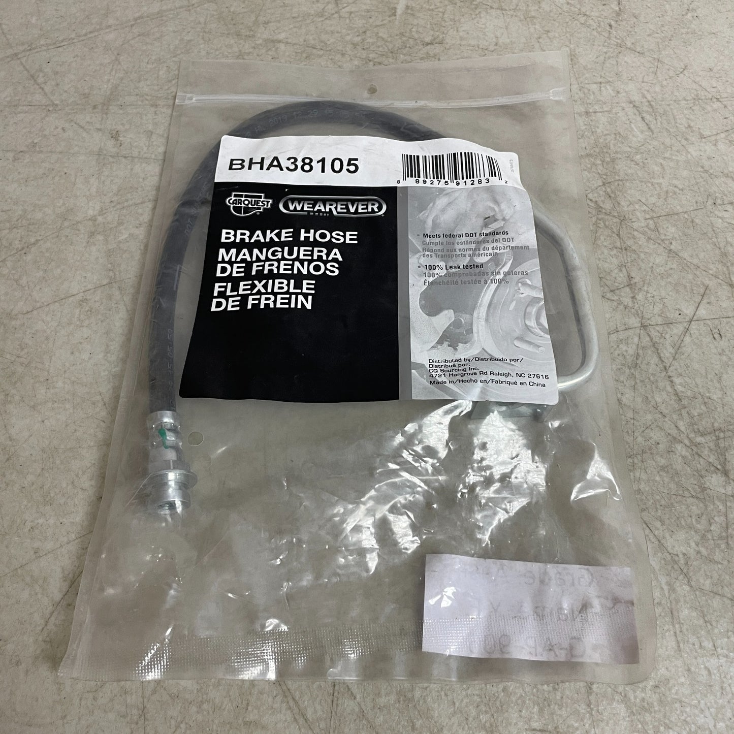 Carquest Wearever BHA38105 Brake Hydraulic Hose Assembly with Copper Washers