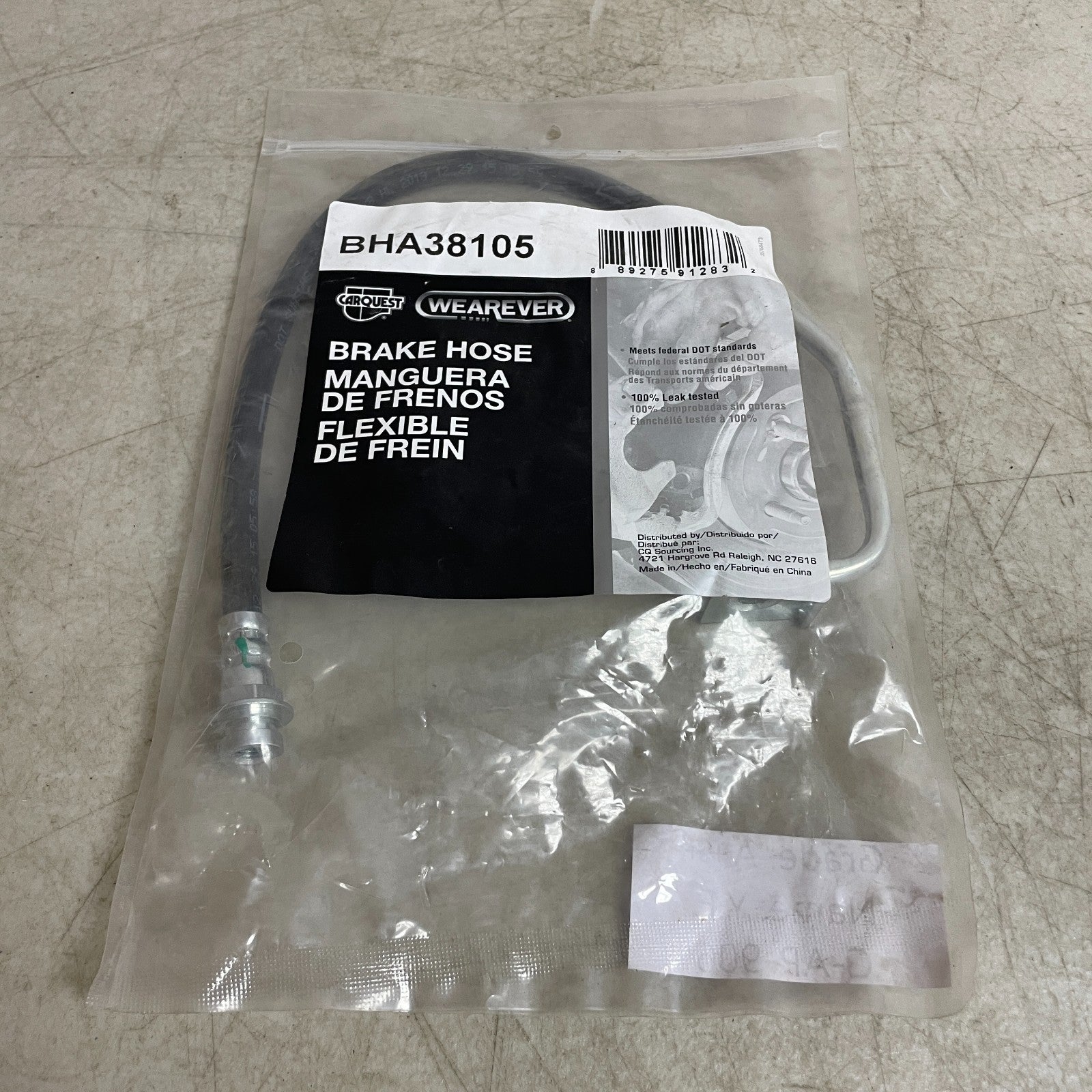 Carquest Wearever BHA38105 Brake Hydraulic Hose Assembly with Copper Washers