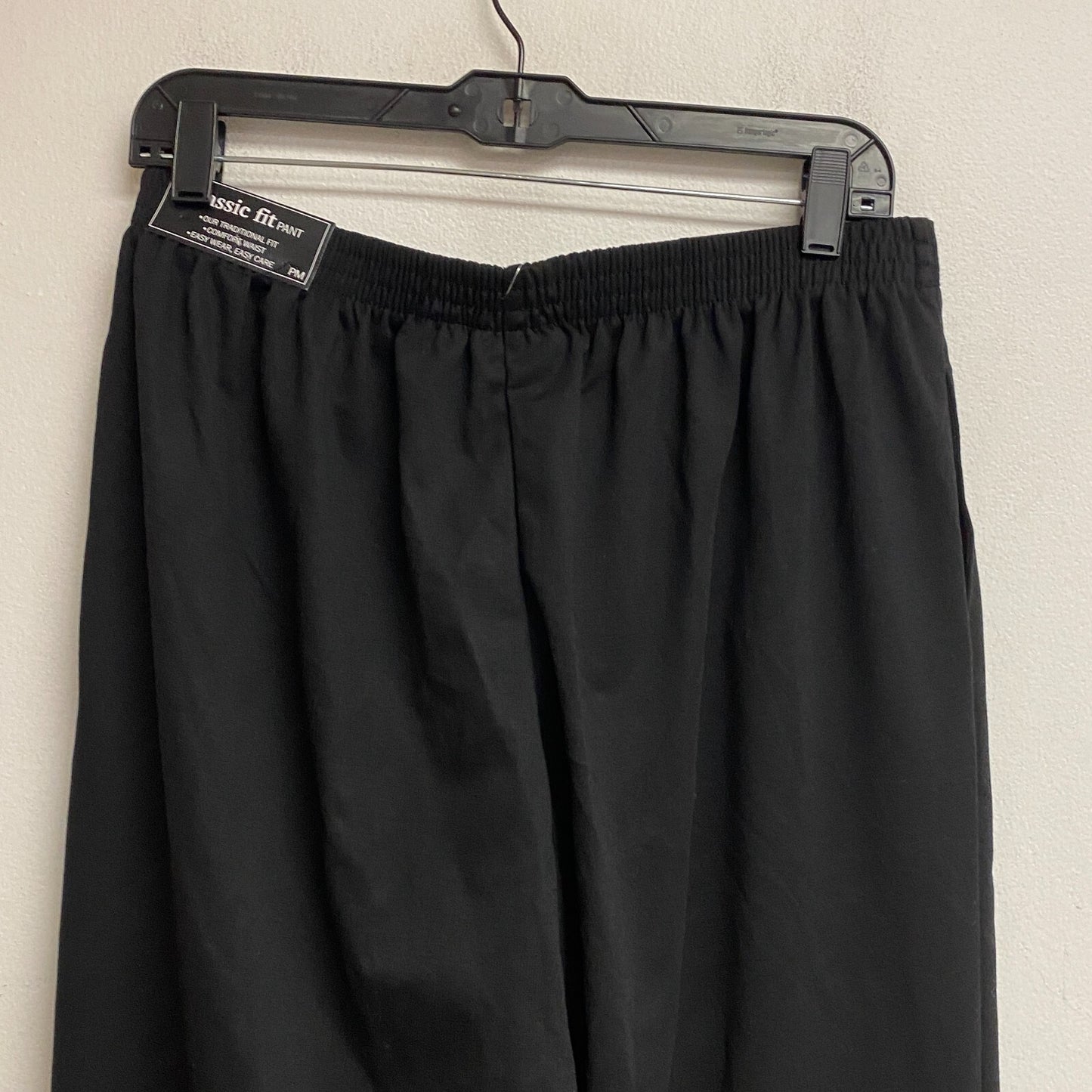 Alfred Dunner Classic Fit Women's Pant Comfort Waist Size PM Color Black