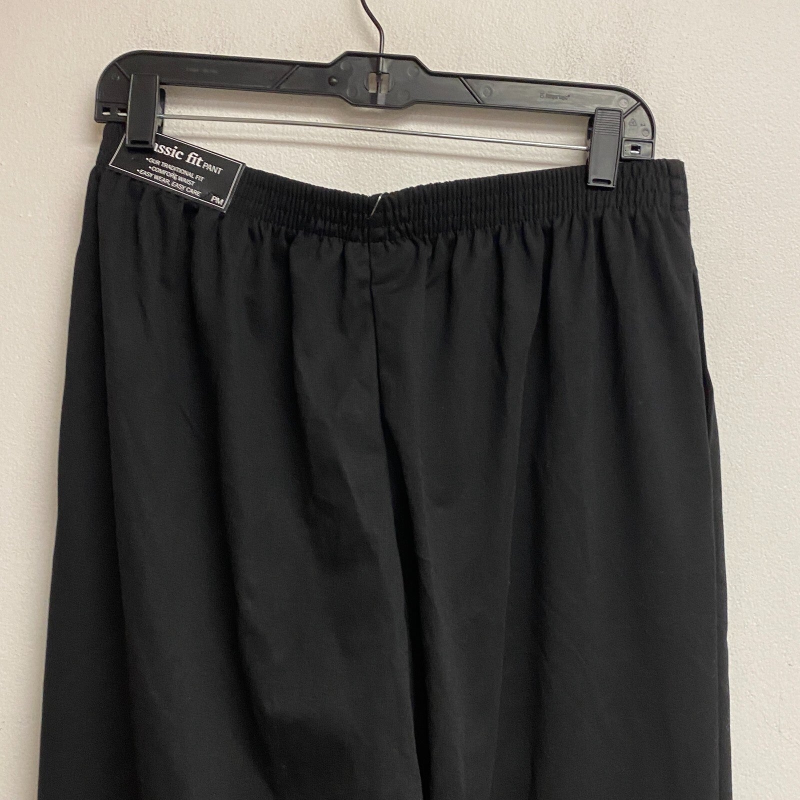 Alfred Dunner Classic Fit Women's Pant Comfort Waist Size PM Color Black