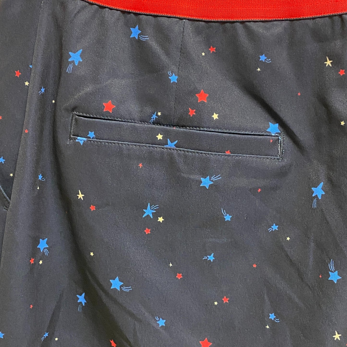 Lady Hagen Womens Contrast Trim Print Skort Navy Star Print WGH17450