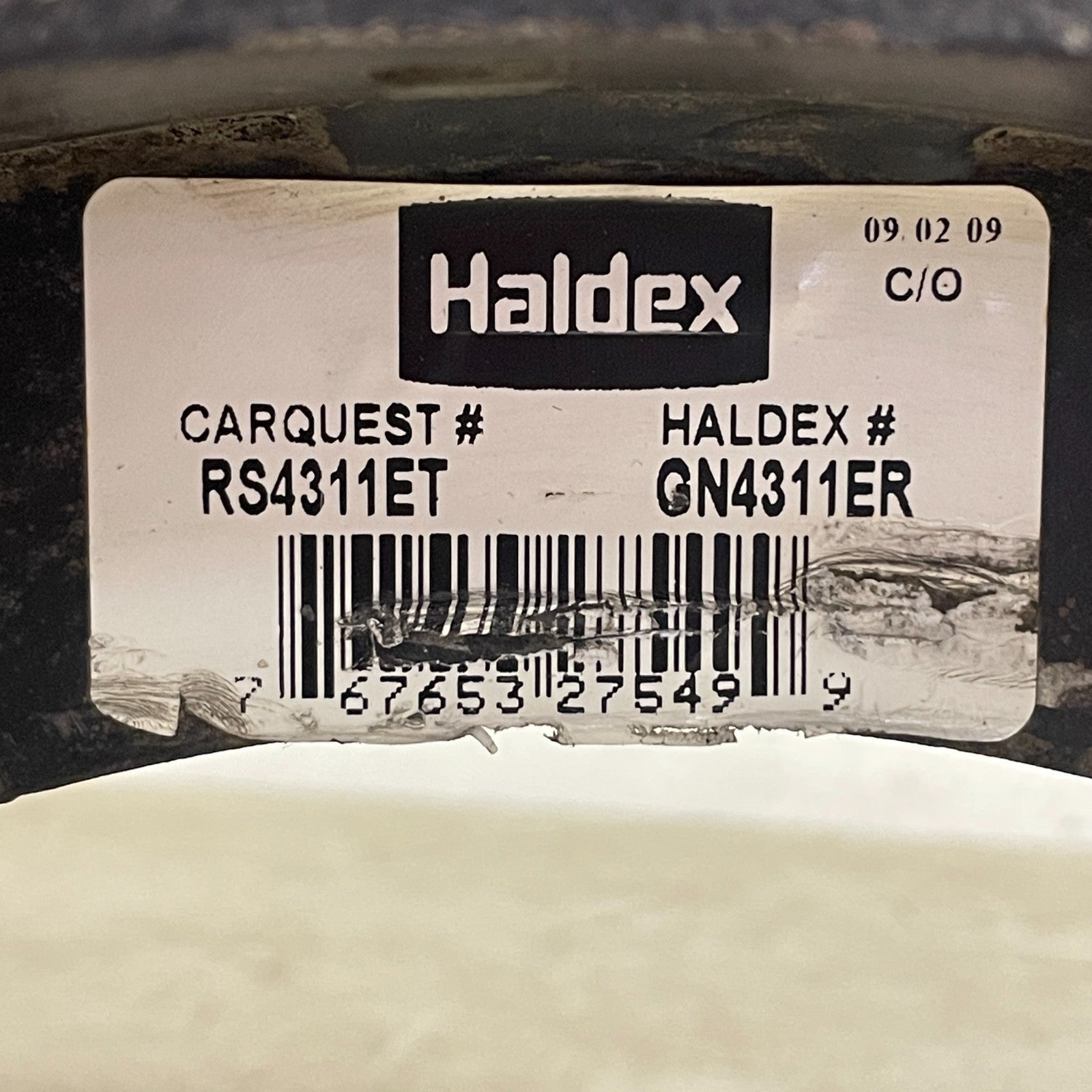 Haldex GR4311ER Relined Brake Shoe 16.5x7 Rear Eaton Style Anchor Pin Truck