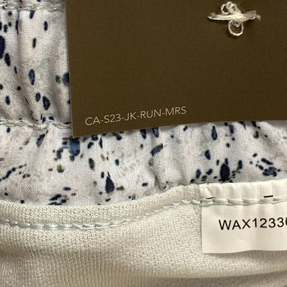 CALIA Women's 3 in Relaxed Mid Rise Grey/ Blue Infinity Run Short WAX12336PRT