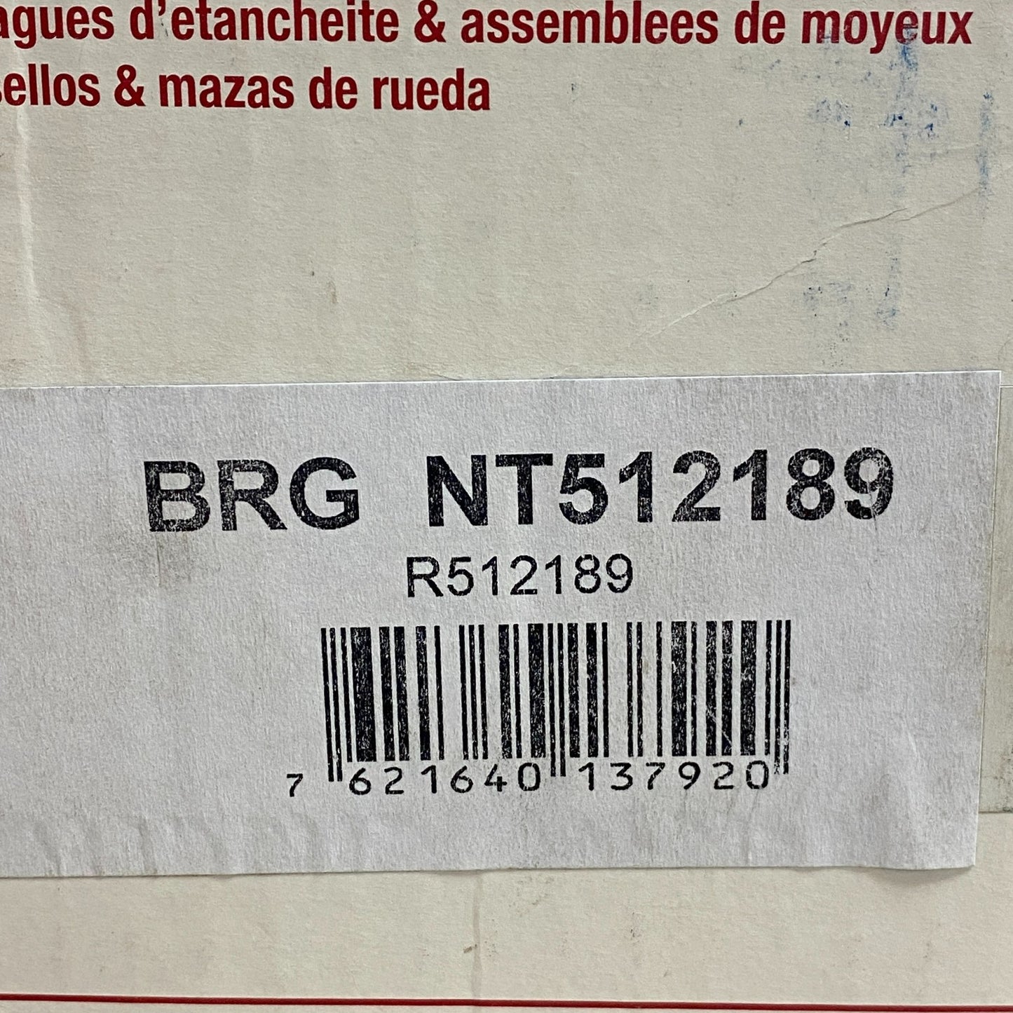 CARQUEST Drive Works Wheel Bearing Hub Assembly Rear Model NT512189