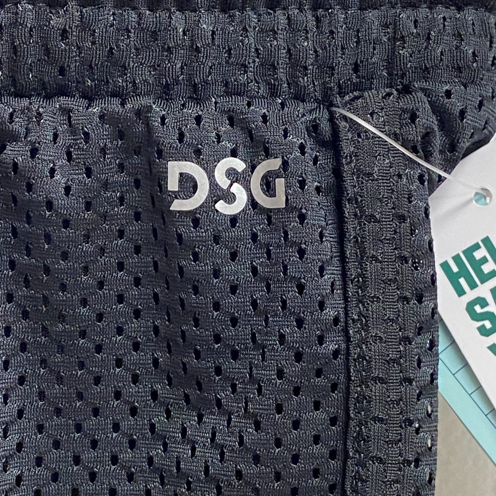 DSG Girls' Performance Mid Rise Stride Run Mesh Shorts Pure Black DAG12132