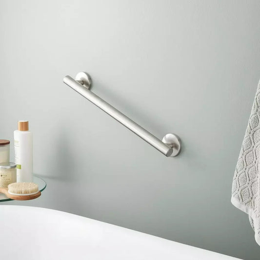 Signature Hardware 24" Contemporary Grab Bar Brushed Nickel SHGB24CBN