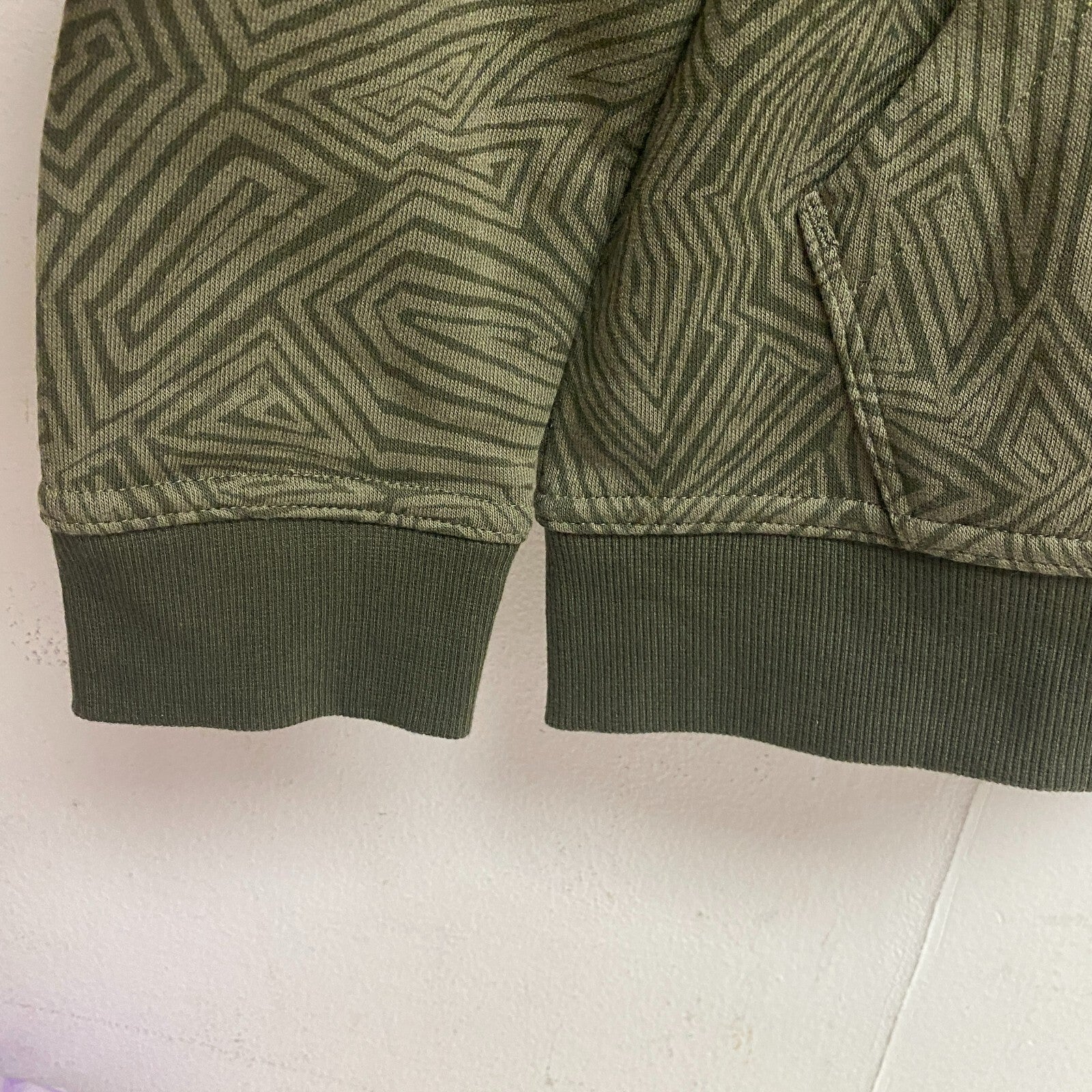 DSG Boys Printed Fleece Hoodie Skateboard Geo Green Long Sleeve DAB22400PRT