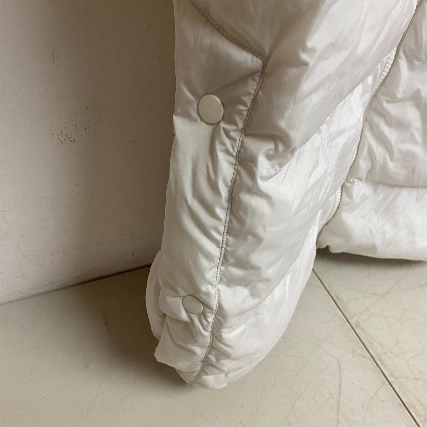 CALIA WOMENS OUTWEAR LONG LINE SNAP PUFFER JACKET CLOUD COVER WAX36033 NEW!