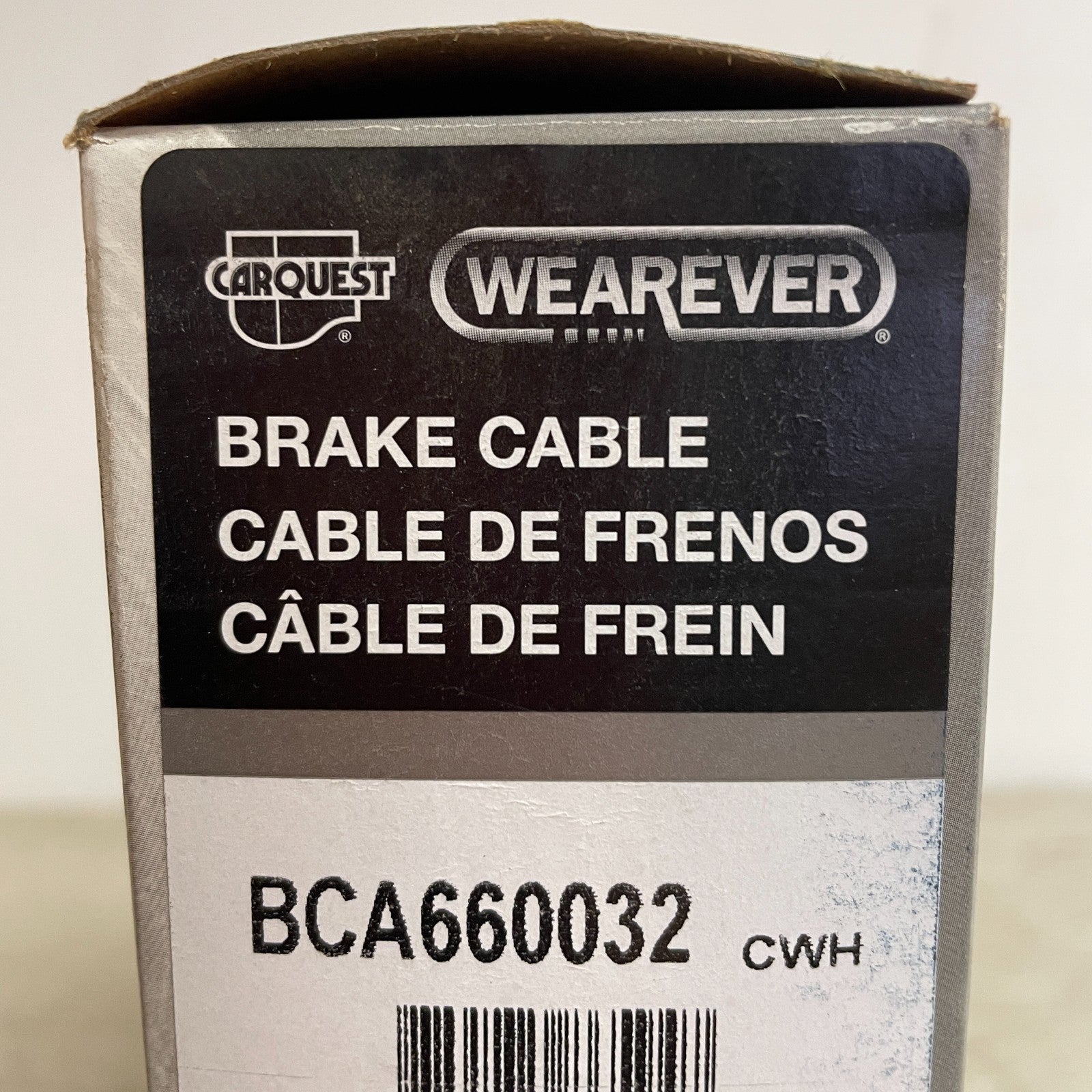 Carquest Wearever BCA660832 Parking Brake Cable 86.3" Rubber Outer Sleeve