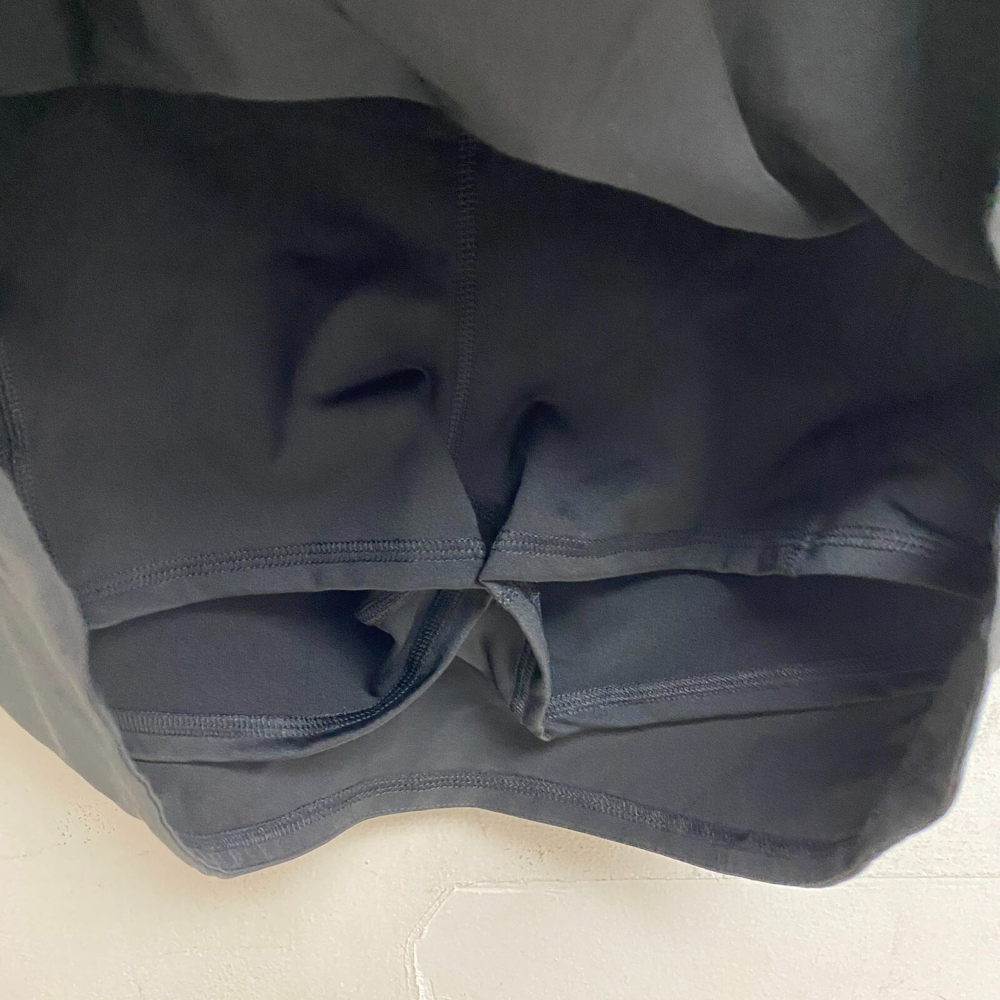 DSG Women's Mid Rise Stride Skort Pure Black Solid  DAW13123