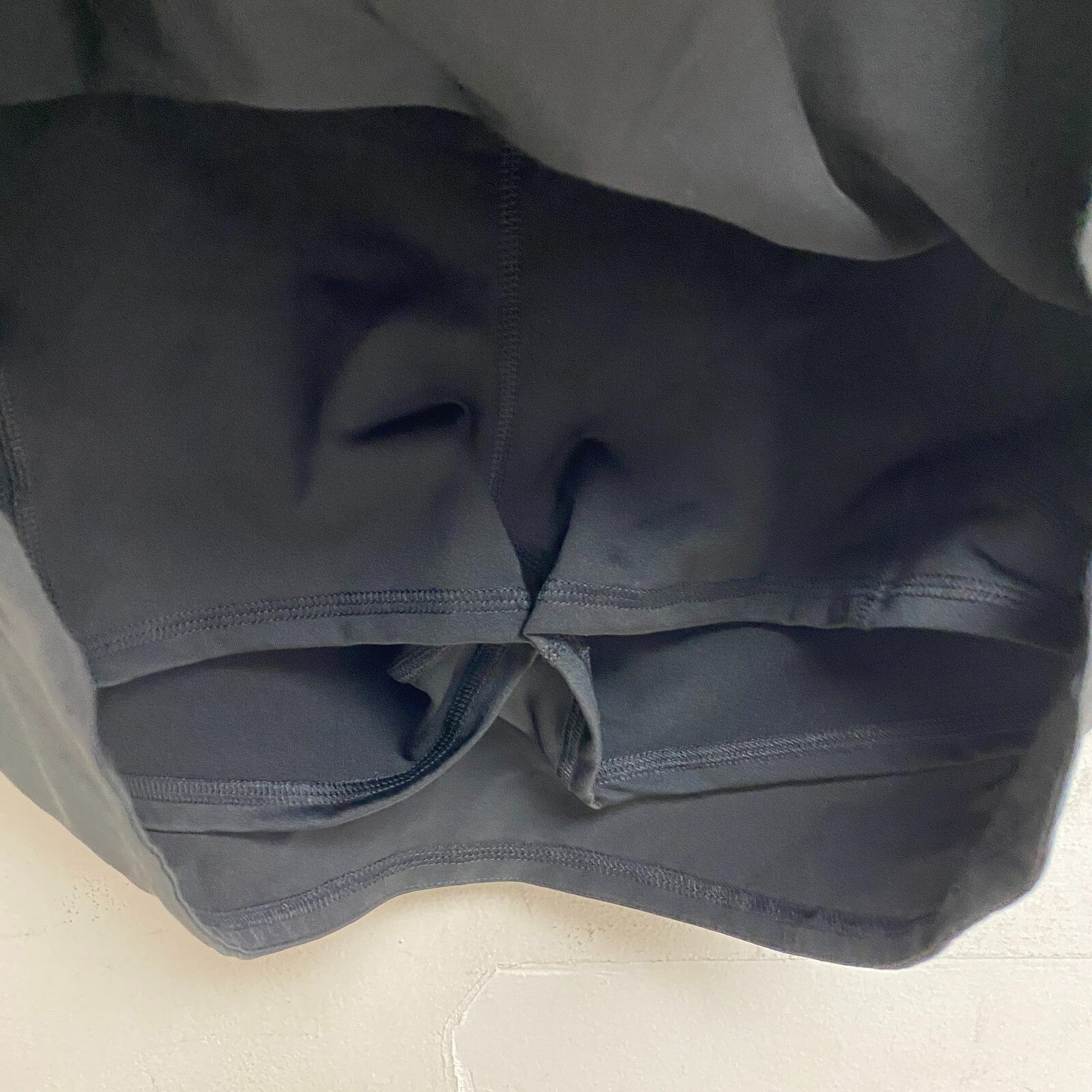 DSG Women's Mid Rise Stride Skort Pure Black Solid  DAW13123