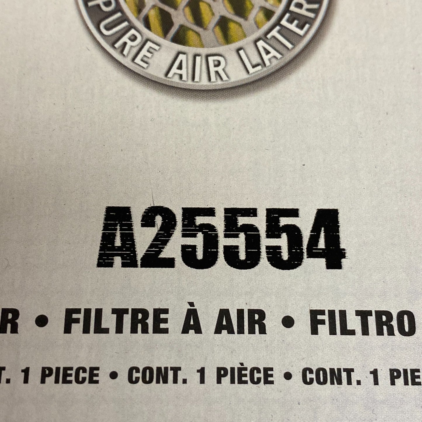 Purolator Classic Engine Air Filter A25554 (Panel style  OEM paper element)