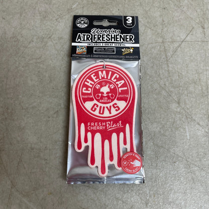 Chemical Guys Signature Scent Hanging Air Freshener 3-Pack AIR40404 Variety