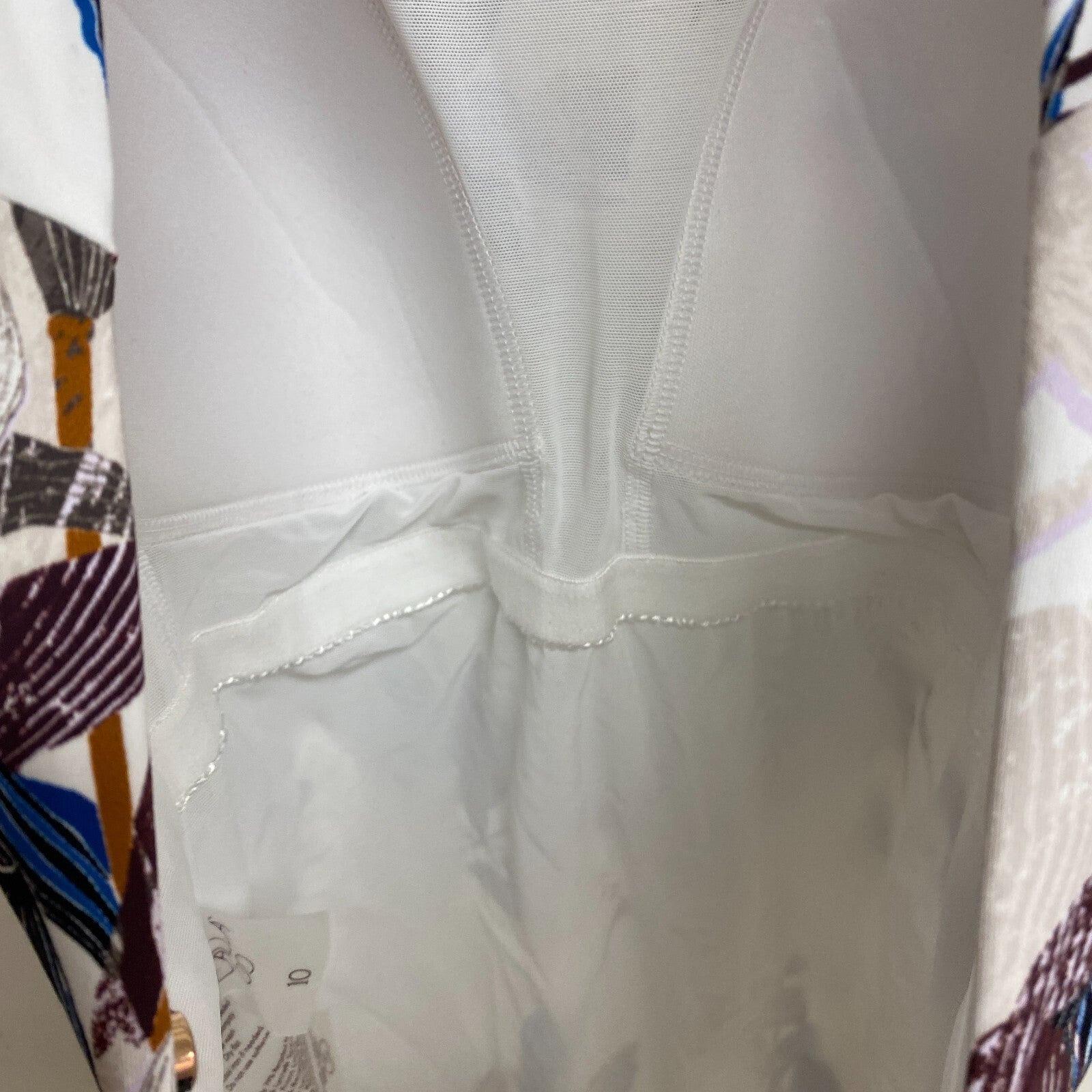 CALIA WOMENS OPEN BACK HIGH NECK ONE PIECE SWIMSUIT ISLAND BOTANICAL MUTLICOLOR