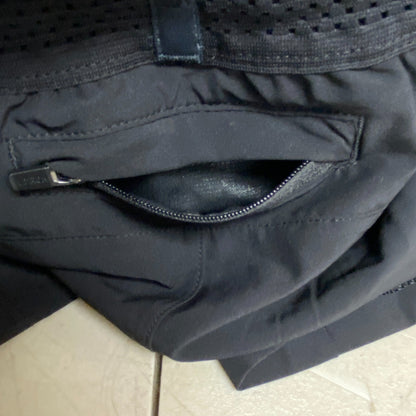 VRST Men's 7"Inesam Velocity Relaxed Fit Short Brief Liner Pure Black New!