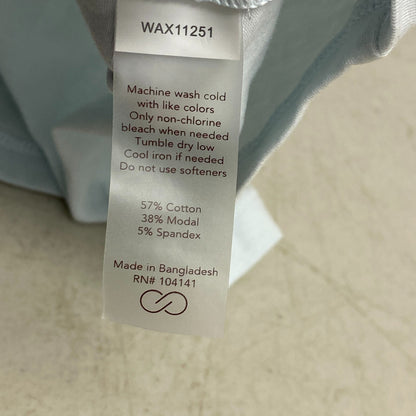 Calia Women Everyday Relaxed Tee Light Blue Short Sleeve Solid WAX11251