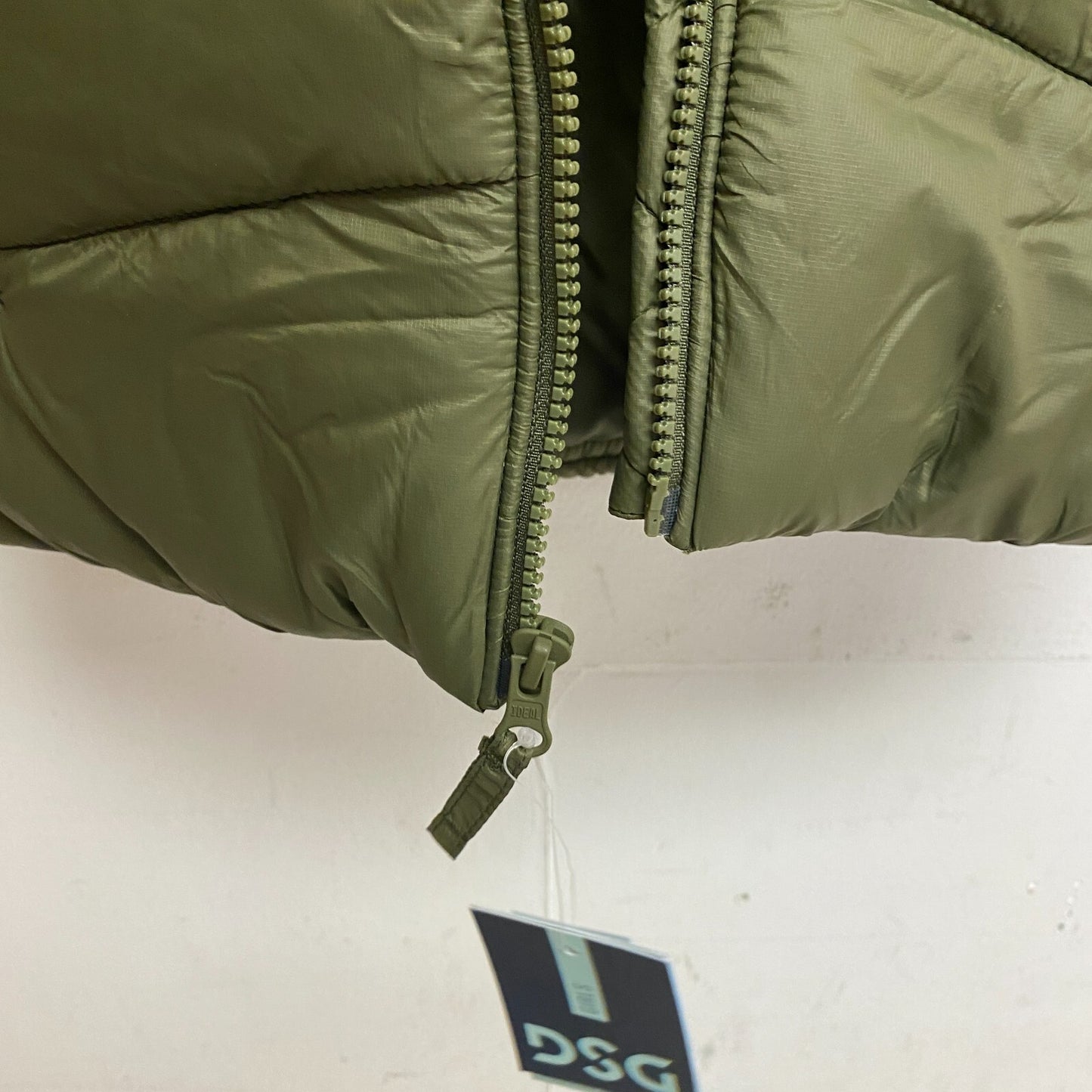 DSG Girls Winter Insulated Puffer Jacket Inky Olive Different Sizes DOG23501 New