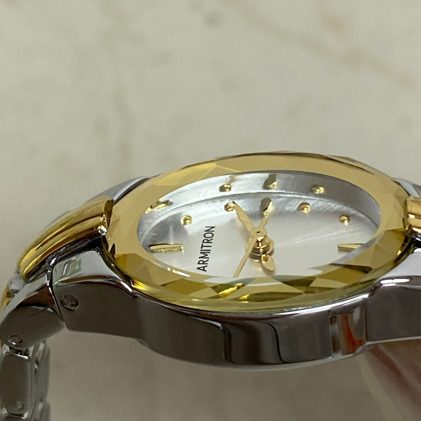 armitron womens watch 1Jewel Runs New Battery Swiss parts #75/3313ttg