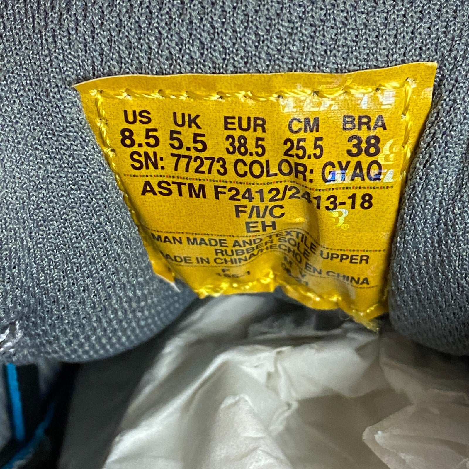 Skechers Women's Bulkin Lyndale Work Composite Toe Shoes Size 8.5 77273/GYAQ