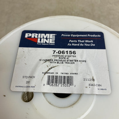 Prime Line Premium Starter Rope White/Blue 7/32″ Diameter x 200′ Roll 7-06156