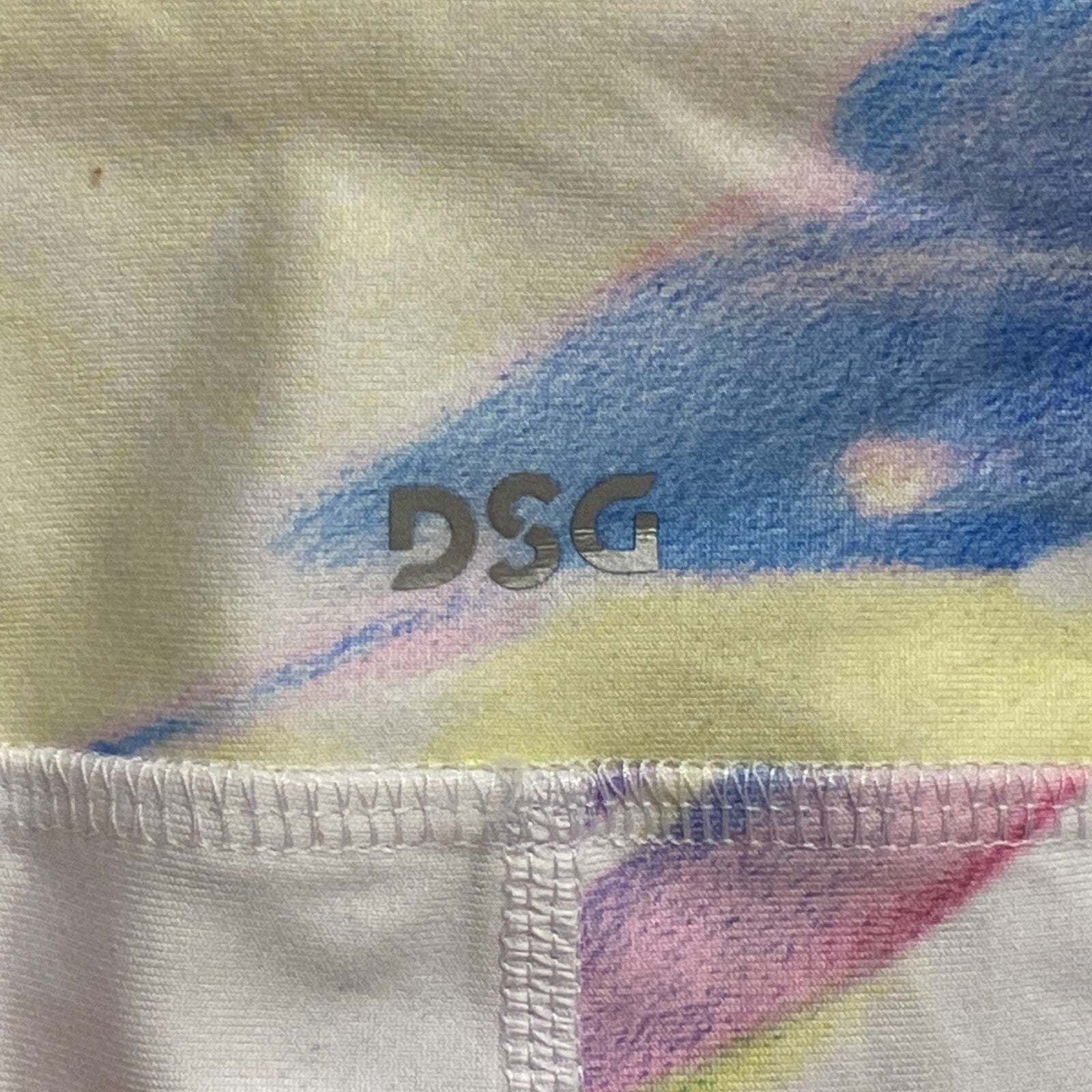 DSG Girls' 3â Performance Mid Rise Shortie Summer Watercolor DAG12103PRTXG