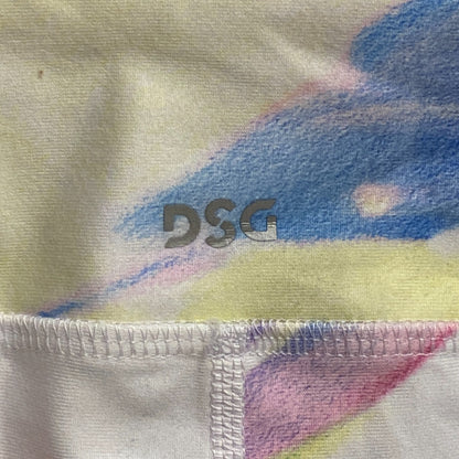 DSG Girls' 3â Performance Mid Rise Shortie Summer Watercolor DAG12103PRTXG