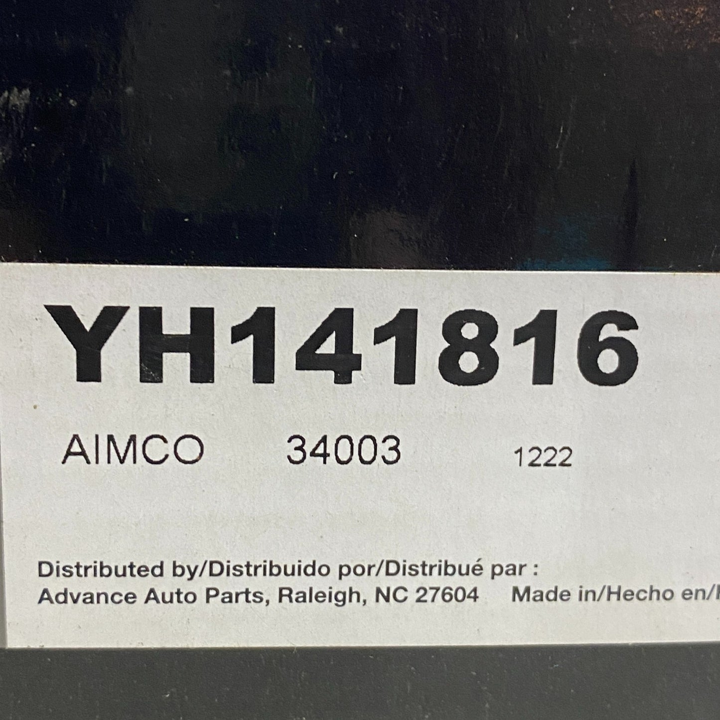 Carquest Wearever Brake Rotor Meets or Exceeds OE Specs YH141816