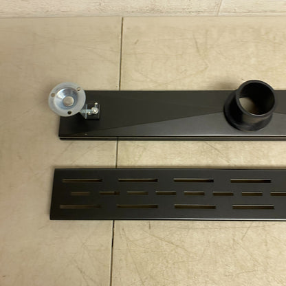 Signature Hardware 24" Effendi Linear Shower Drain - with Drain Flange - Mat,,,