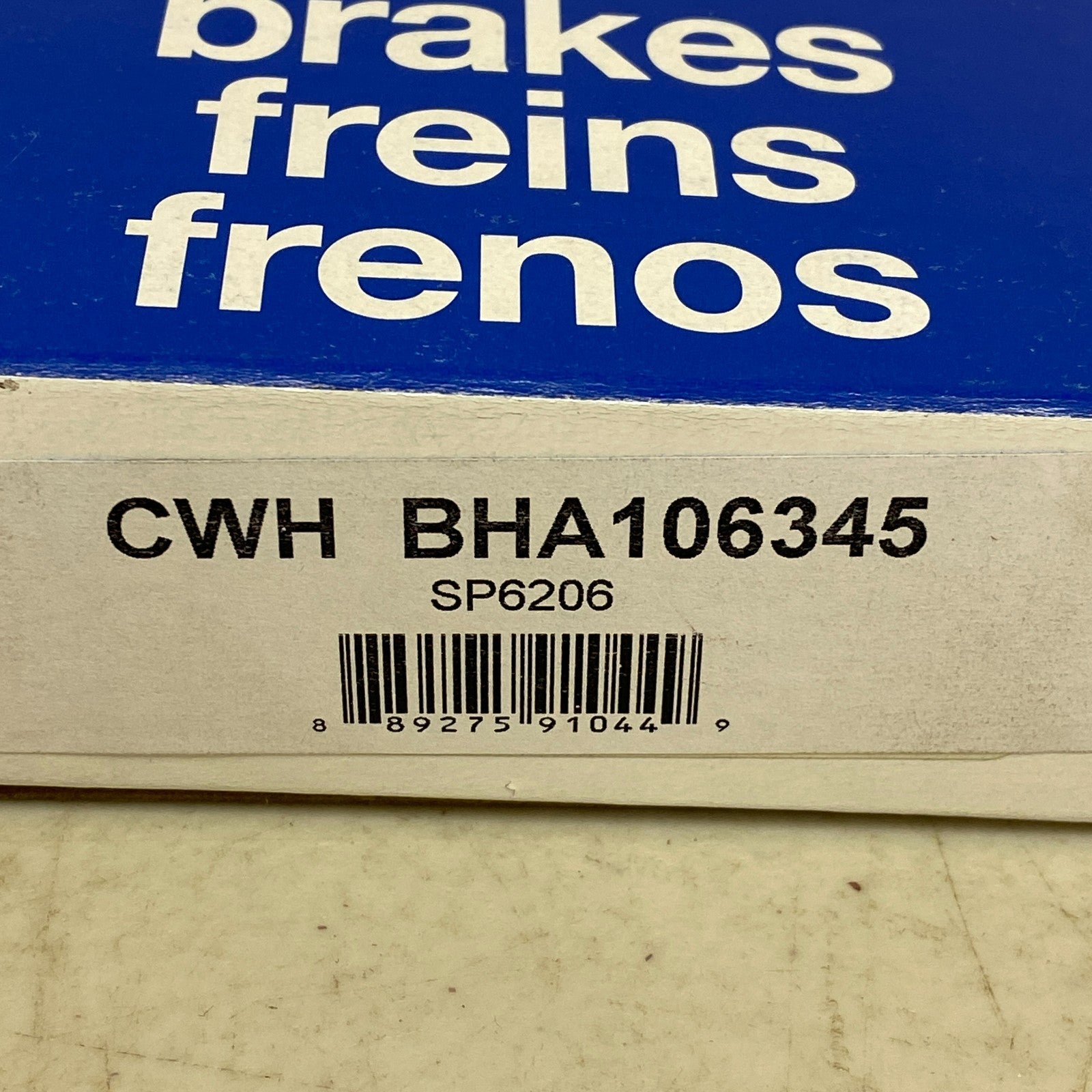 CARQUEST Brake Hydraulic Hose Assembly Black EPDM Rubber Model BHA106345