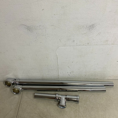 Signature Hardware 1-1/2" Tub Drain with Ball Swivel Overflow, 30" Overflow, 30"