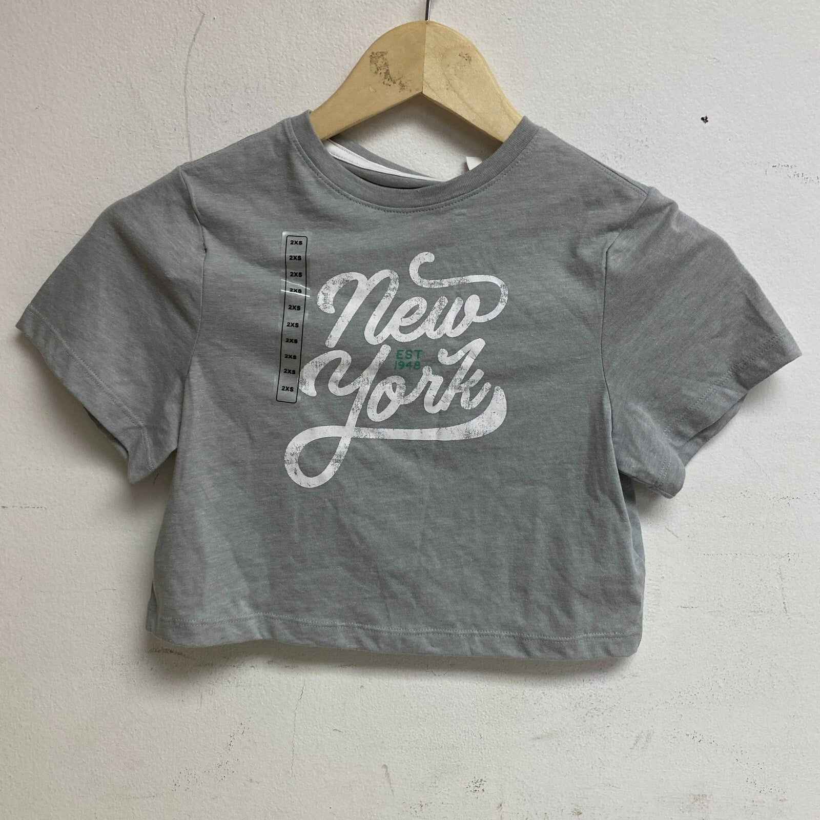 DSG Youth Boxy Graphic T-Shirt Light Heather Grey NY DAG12122H Summer Trendy