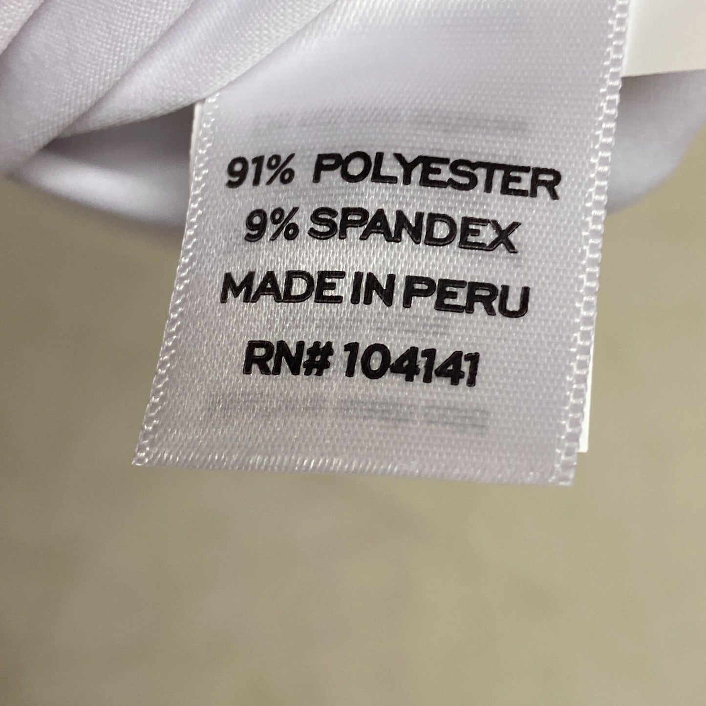 Walter Hagen Men's P11 Slash Chest Stripe Polo Slash Crisp White MGA11492