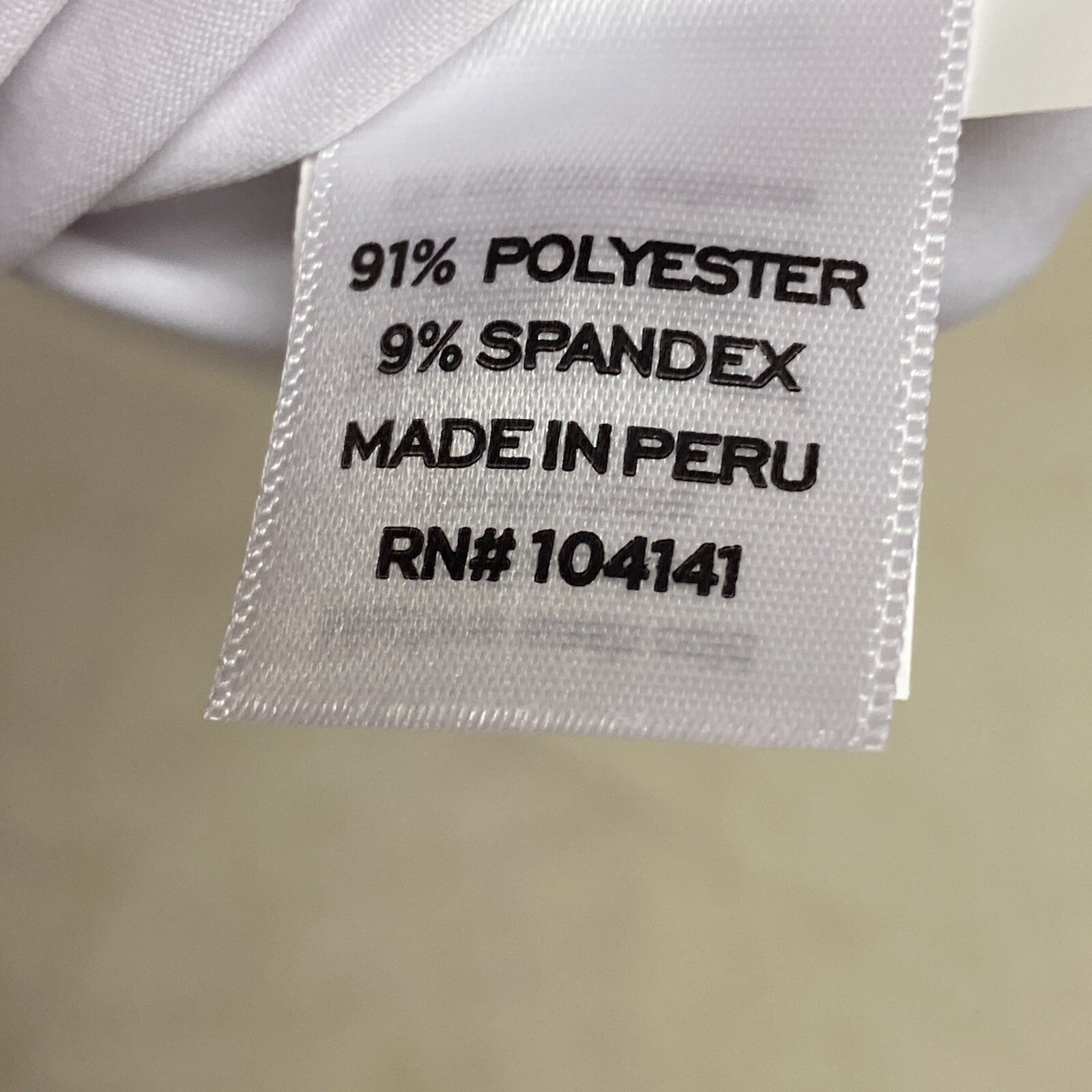 Walter Hagen Men's P11 Slash Chest Stripe Polo Slash Crisp White MGA11492