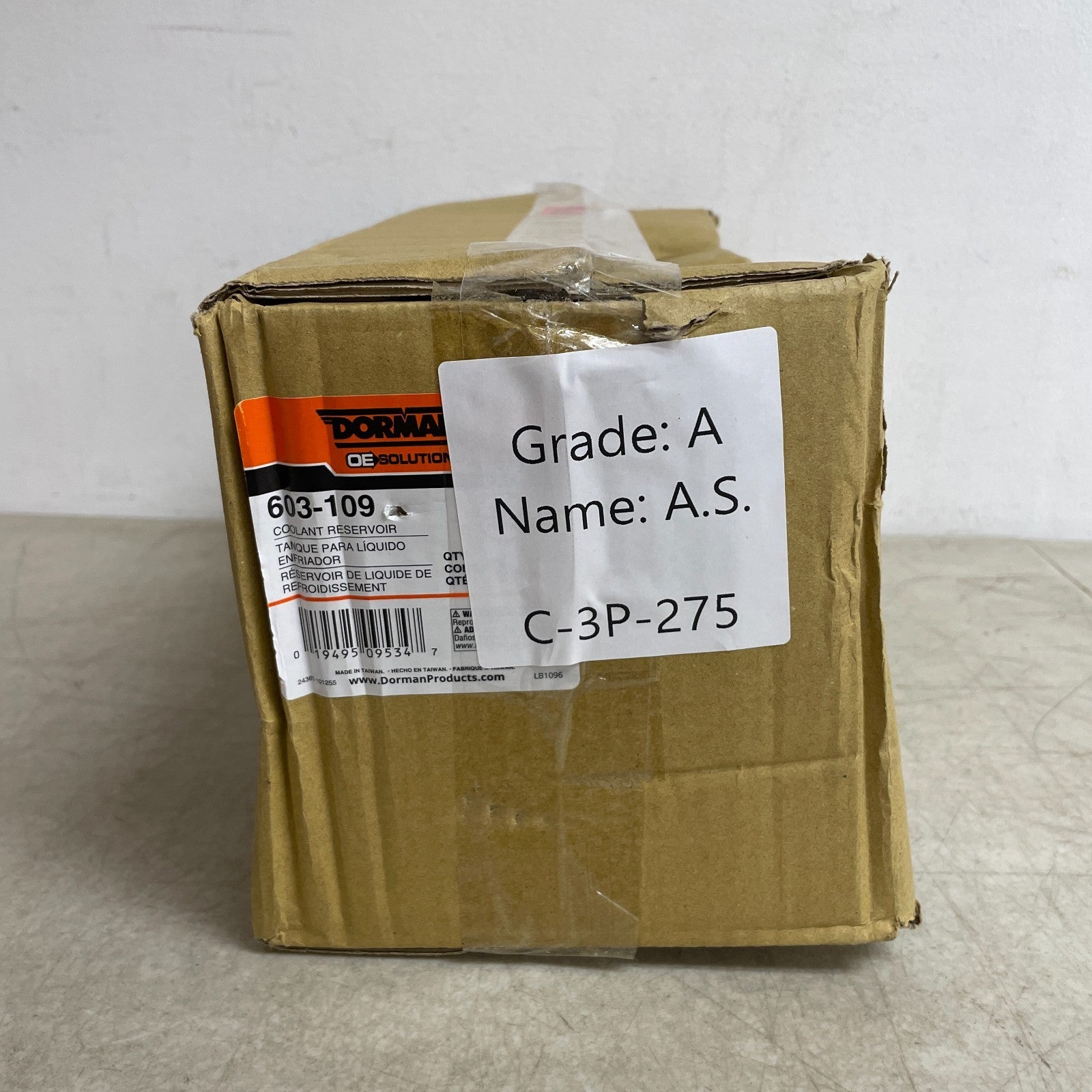 Dorman 603-109 Front Engine Coolant Reservoir Compatible with Select Chevrolet