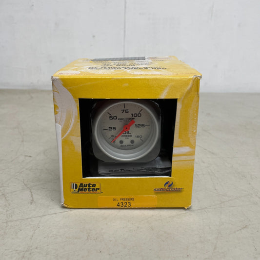 Auto Meter 4323 Ultra-Lite Mechanical Oil Pressure Gauge 2-1/16" 0-150 PSI
