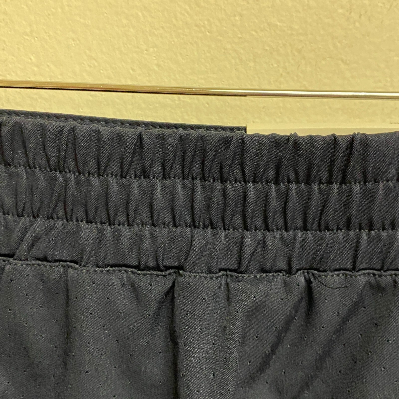 Lady Hagen Womens 16" Perforated Skort Dark Navy Solid Stylish Trendy WGH17432