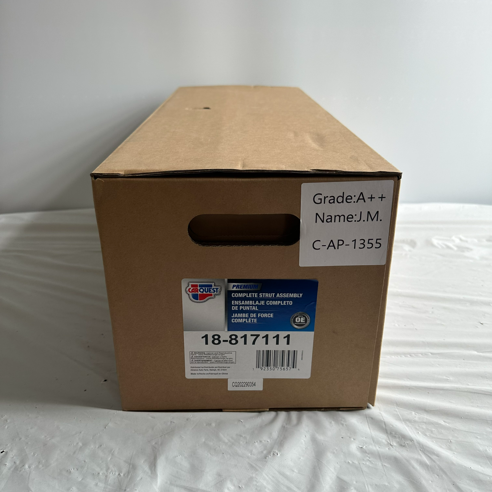 Carquest Premium 18-817111 Complete Strut Assembly Strut Spring & Mount