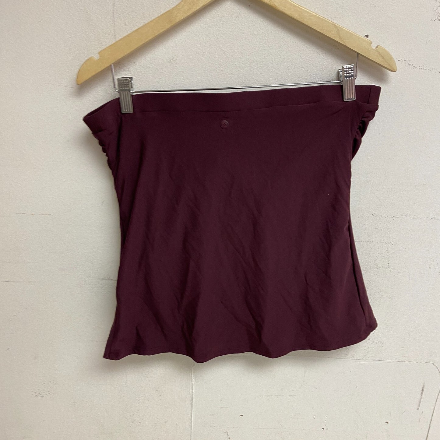 Calia Women's Swim Collection Bikini Top Bandeau Tankini Wine WSA23304 New!