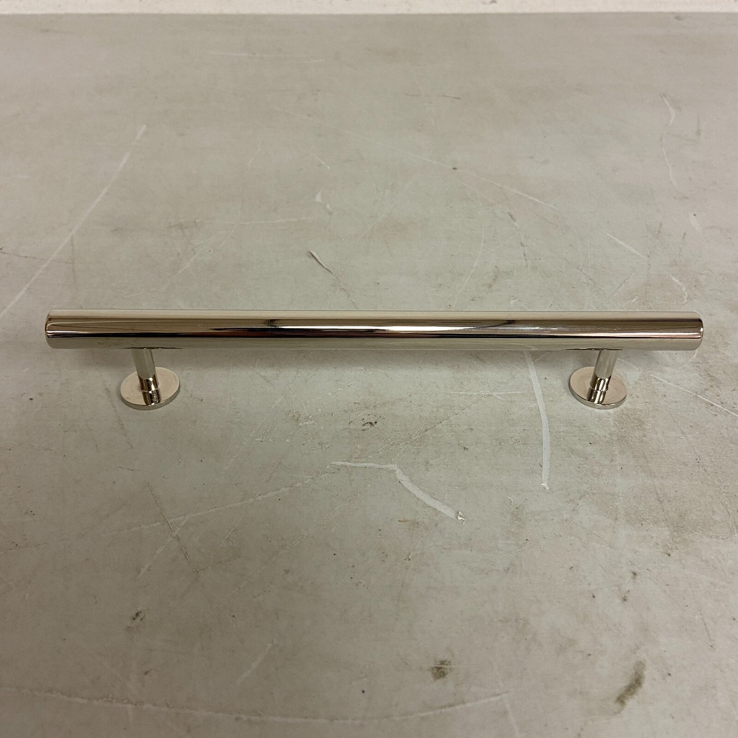 SIGNATURE HARDWARE 8" Diehl Adjustable Round Brass Drawer Pull - Polished Brass