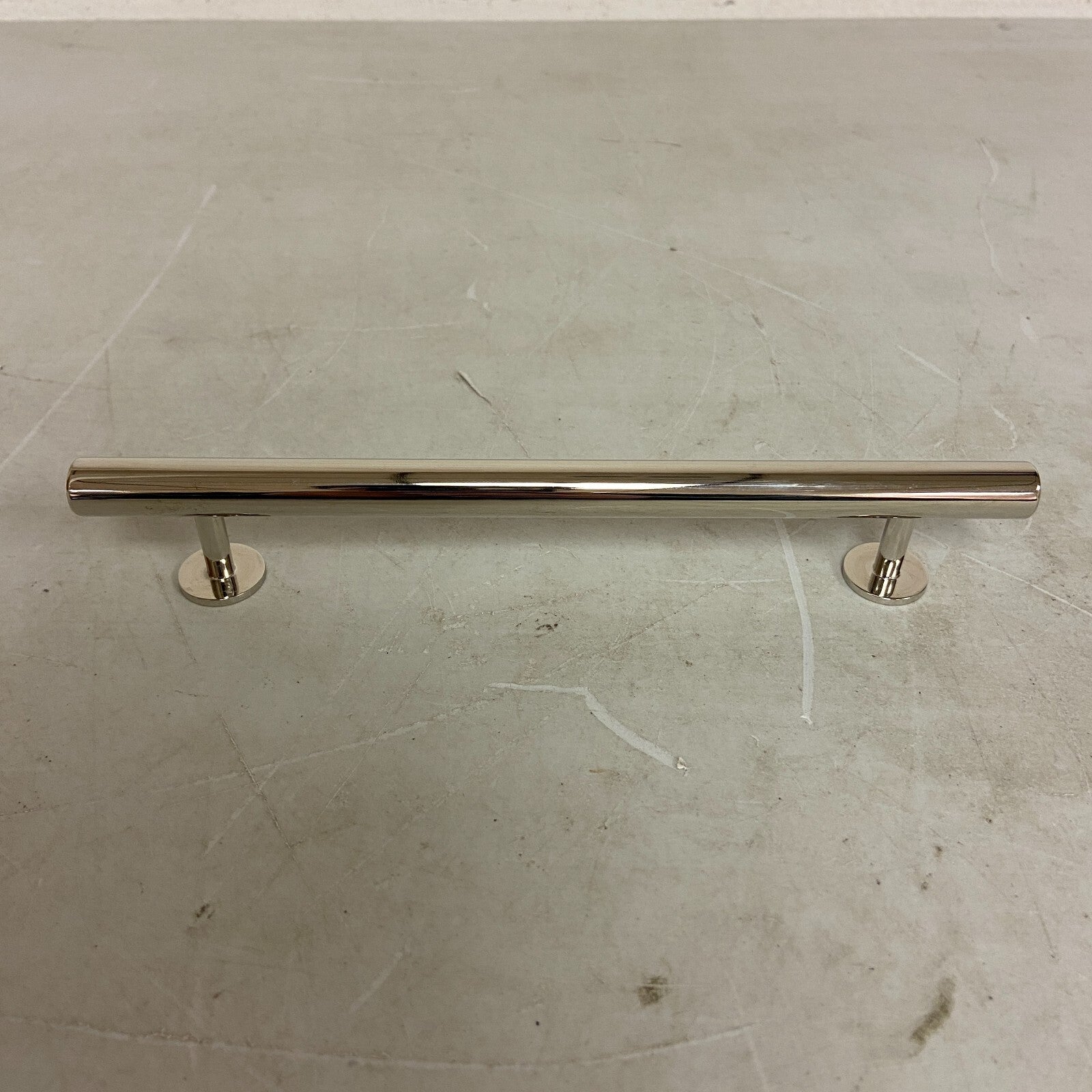 SIGNATURE HARDWARE 8" Diehl Adjustable Round Brass Drawer Pull - Polished Brass