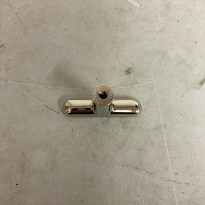 SIGNATURE HARDWARE NOVAK- THING PROFILE BRASS TKNOB POLISHED NICKEL