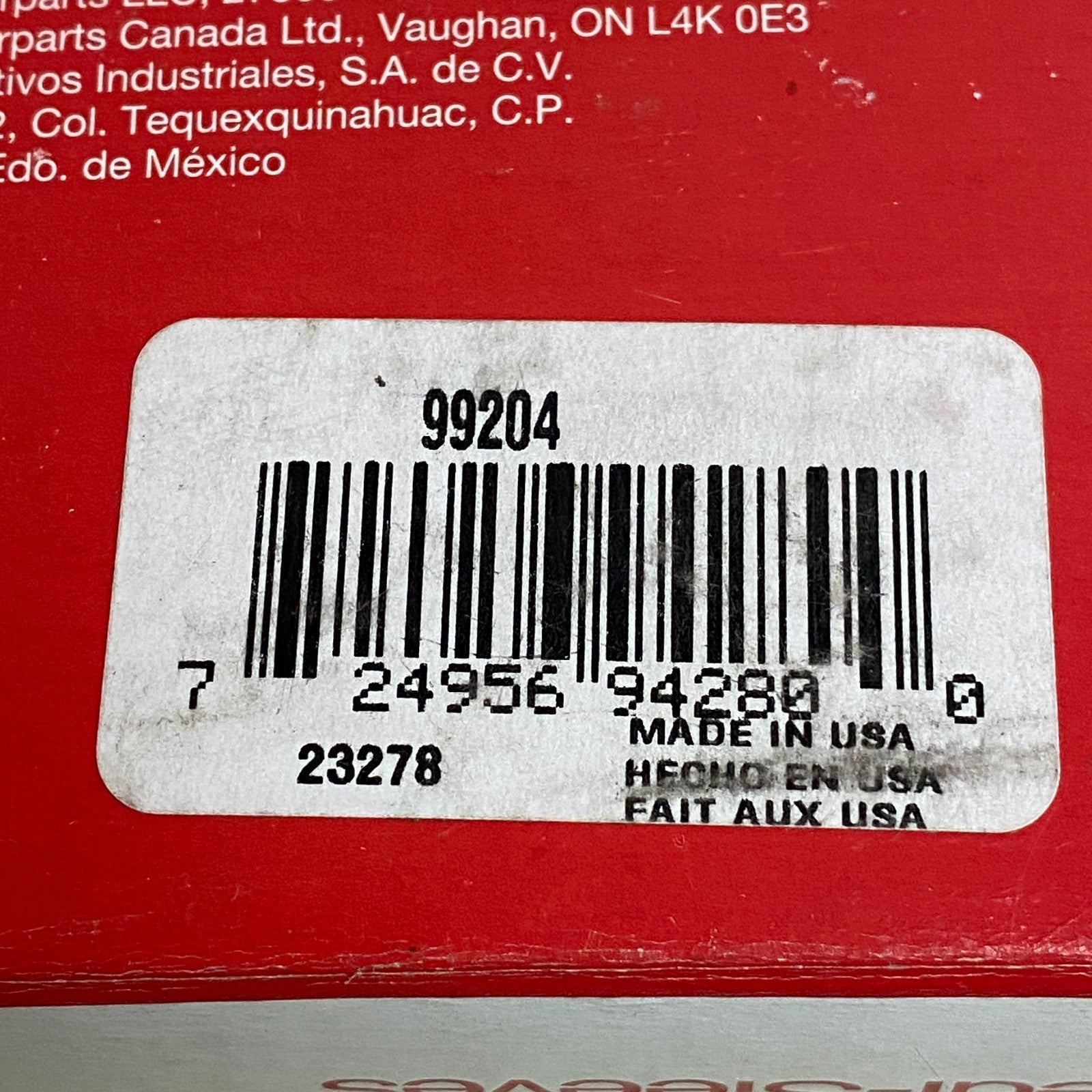 National Redi‑Sleeve Shaft Repair Sleeve 99204 (2.047″ ID × 0.500″ Width)