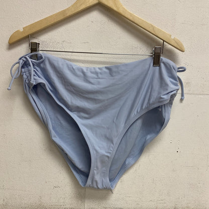 CALIA Women's Mid Rise Ruched Spaghetti Straps Swim Bottoms Blue WSA20402 New