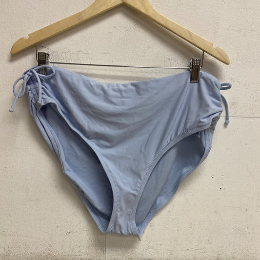 CALIA Women's Mid Rise Ruched Spaghetti Straps Swim Bottoms Blue WSA20402 New