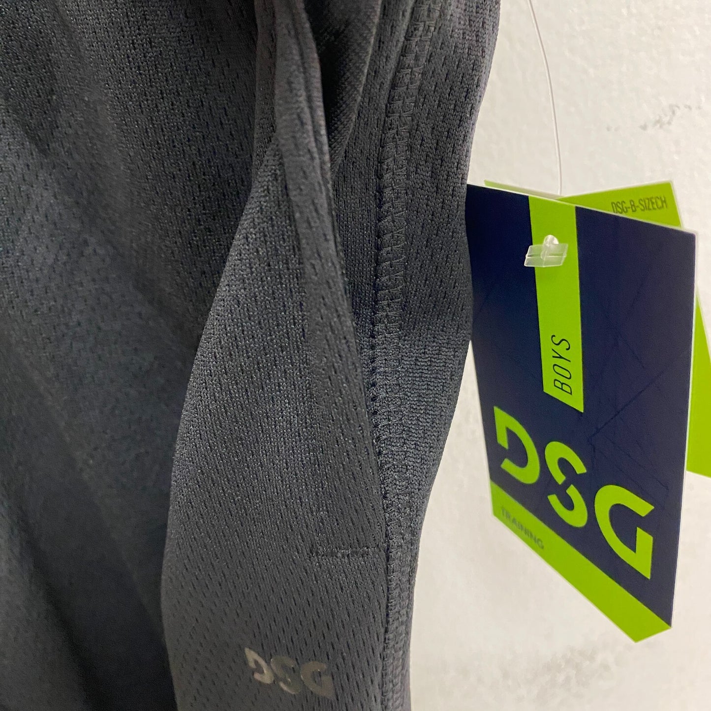 DSG Boys Mesh Training Pant Pure BLack Solid DAB11105