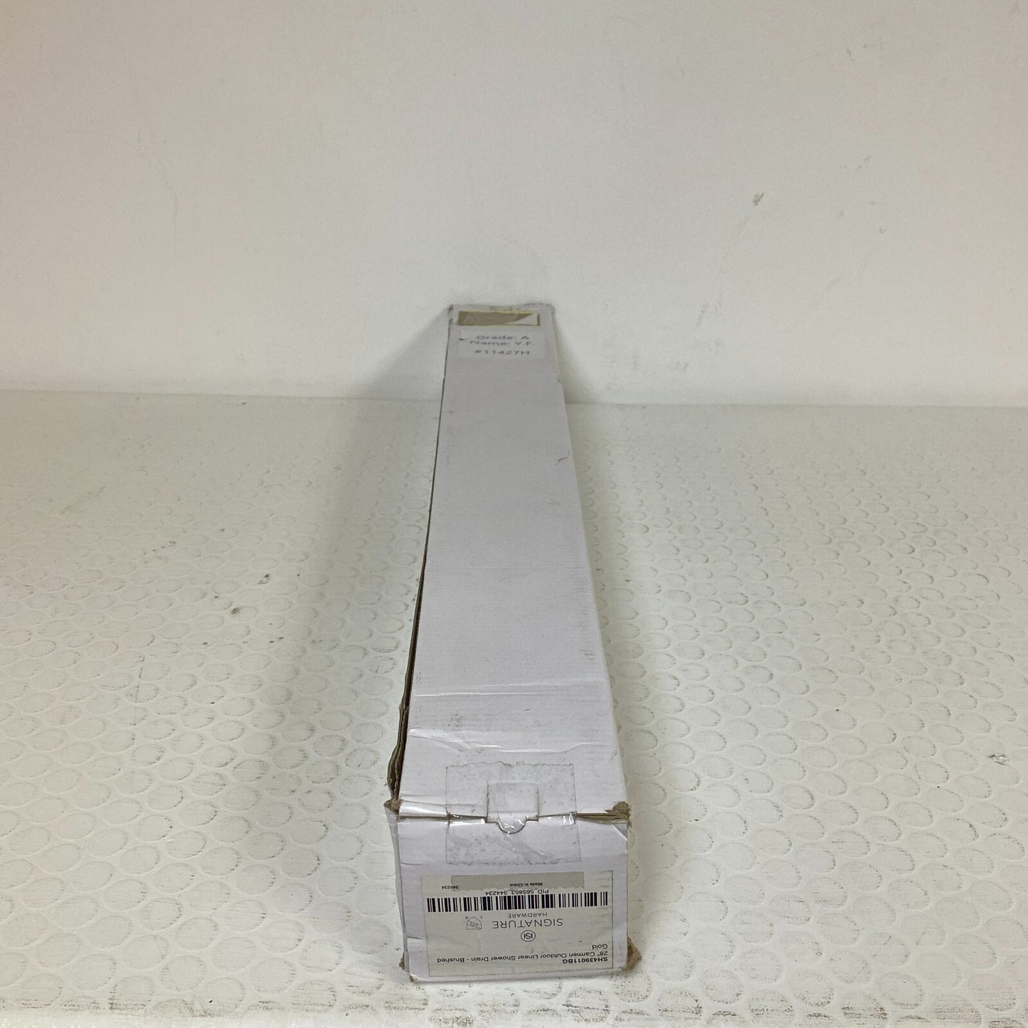 Signature Hardware 28" Carmen Linear Shower Drain - Brushed Gold