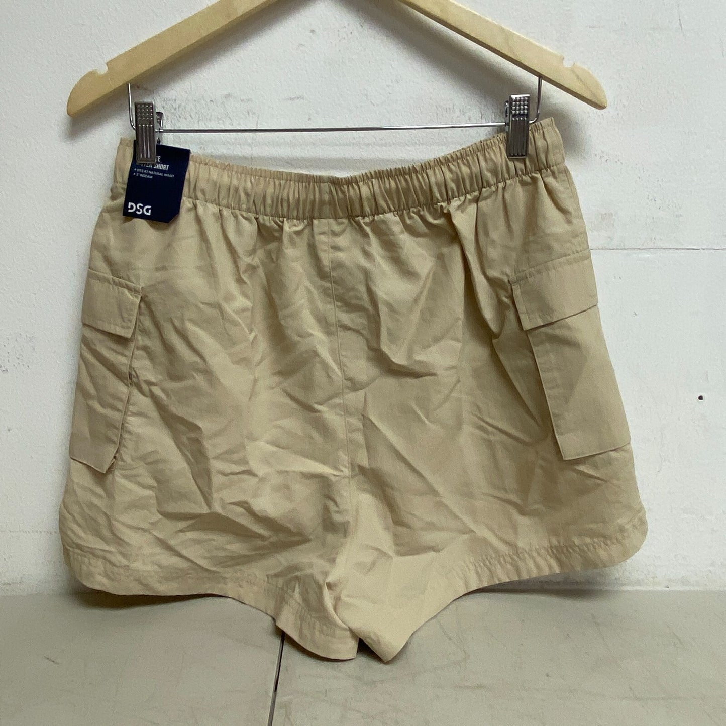 DSG Women's 3" Everyday Cargo High Rise Woven Nylon Short Sandy Slate DAW13109